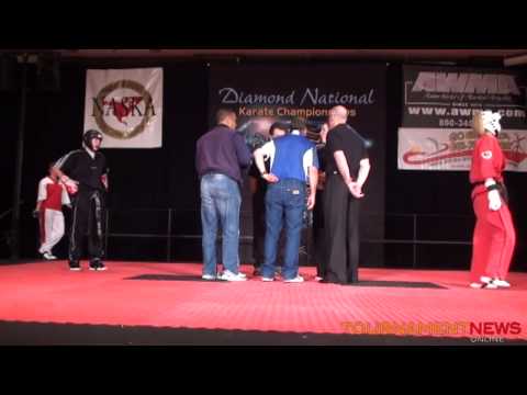 Chelsey Nash vs Meagan Edwards Women's Overall Fighitng Semi Finals at Diamond Nationals 2011