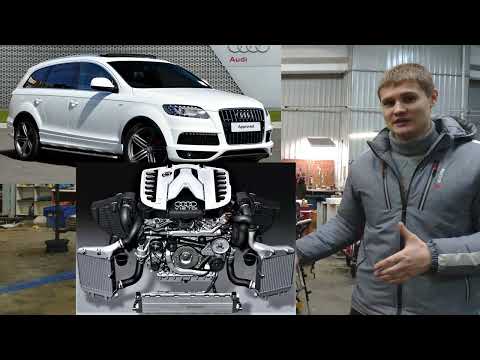Самый мощны дизельный мотор AUDI Q7 V12TDI 1000н.м.