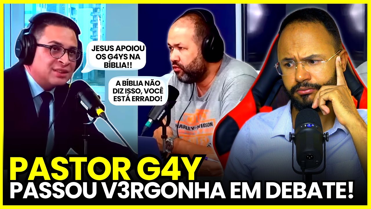 PASTOR G4Y PASSA V3RGONHA em DEBATE SOBRE TEOLOGIA INCLUSIVA - SEZAR CAVALCANTE x MARCOS GLADSTONE.