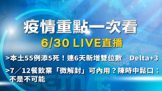 6/30全台防疫記者會《重點總整理》