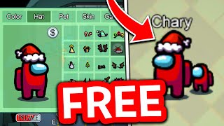 HOW TO GET FREE CHRISTMAS HATS IN AMONG US! UNLOCK ALL CHRISTMAS SKINS IN AMONG US (iOS/ANDROID/PC)