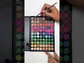 Satisfying Crush MIXING 100 SHADES OF EYESHADOW INTO FLUFFY SLIME