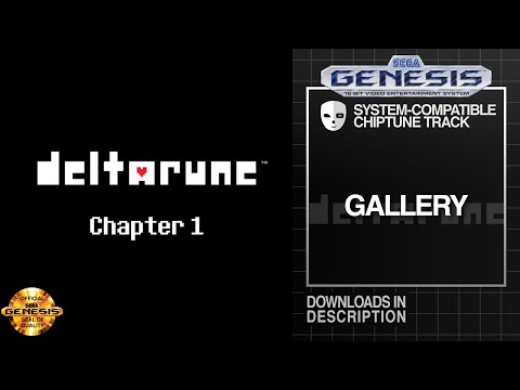 Deltarune: Chapter 1 - Gallery (Sega Genesis Remix)