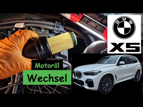 BMW X5 G05 F95 40i 250 kW Service Motoröl Wechsel