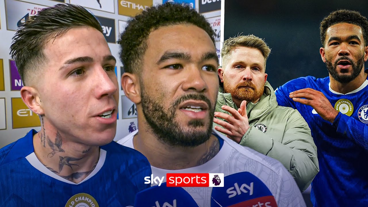 "We have to stand together. We are one!" 🔵 Reece James & Enzo Fernandez react to late Man City draw