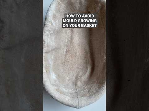 How to avoid mould growing on the proofing basket? #sourdoughbread #sourdough #banneton
