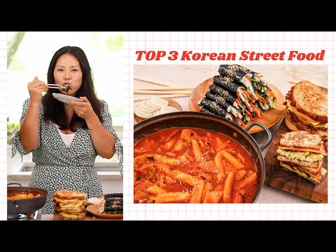 My Top 3 Korean Street Food Recipes Tteokbokki, Kimbap and Korean Street Toast ALL VEGAN