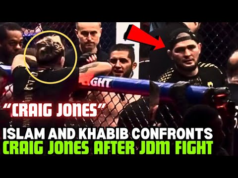 Islam Makhachev And Khabib CONFRONTS Craig Jones After Jack Della Maddalena Fight