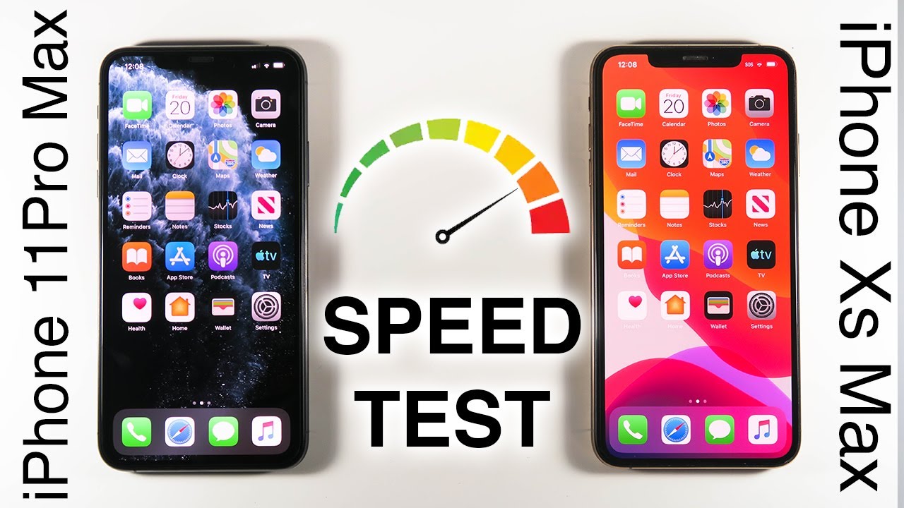 iPhone 11 Pro Max vs iPhone Xs Max SPEED TEST!