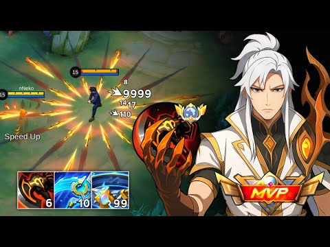 AAMON FULL TRUE DAMAGE BUILD! CAN EASILY MELT SUSTAIN HEROES!💀 (goodbye sustain meta)