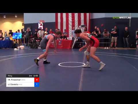 2018 FS WTT Challenge/UWW Juniors 79 Consi Of 4 - Matthew Finesilver (BBWC) Vs. Jacob Covaciu (Wis