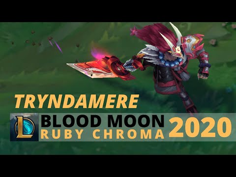 Blood Moon Tryndamere Ruby Chroma 2020 - League Of Legends