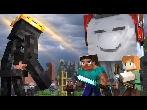 Happy Ghast and Alex steve life - Full Animation
