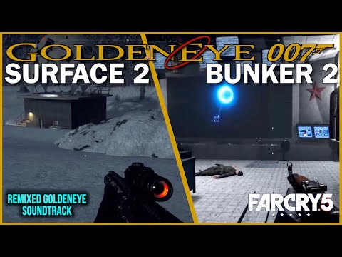 GoldenEye 007 FC5 | Bunker 2/Surface 2 (With Remixed Soundtrack by DonutDrums) Arcade Level
