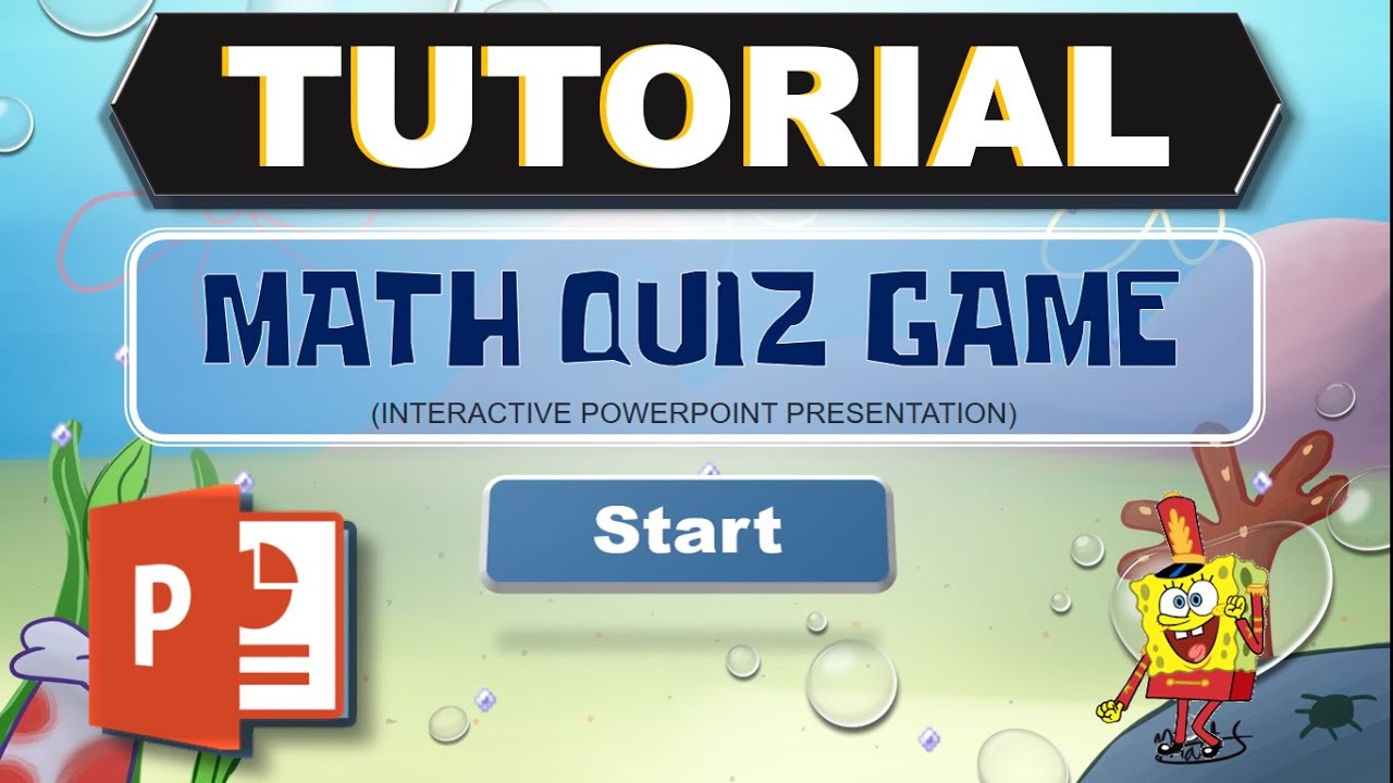 How to make Math Quiz Game || Interactive Powerpoint Presentation || PowerPoint Tutorial