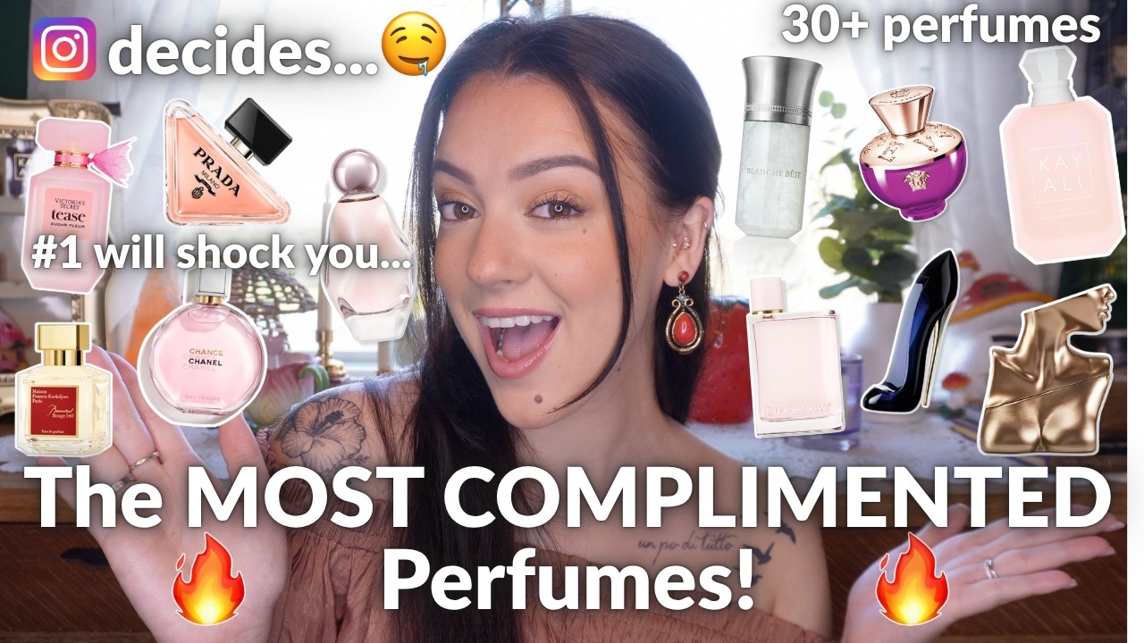 🤤😍THE TOP MOST COMPLIMENTED PERFUMES ACCORDING TO YOU...2026!🤤😍