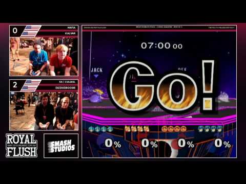 Royal Flush - SS | Colbol & DizzKidBoogie vs. Irish Mafia & Kalvar - SSBM - Doubles
