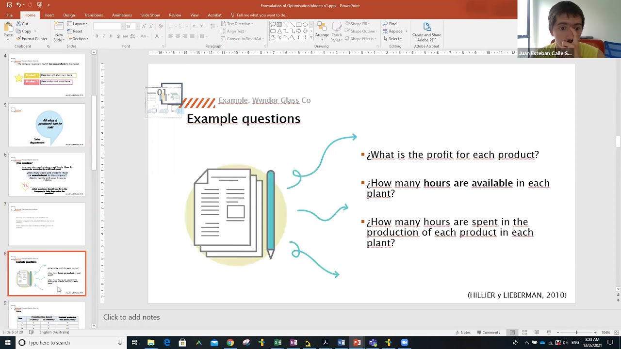 Introduction to formulating optimisation models