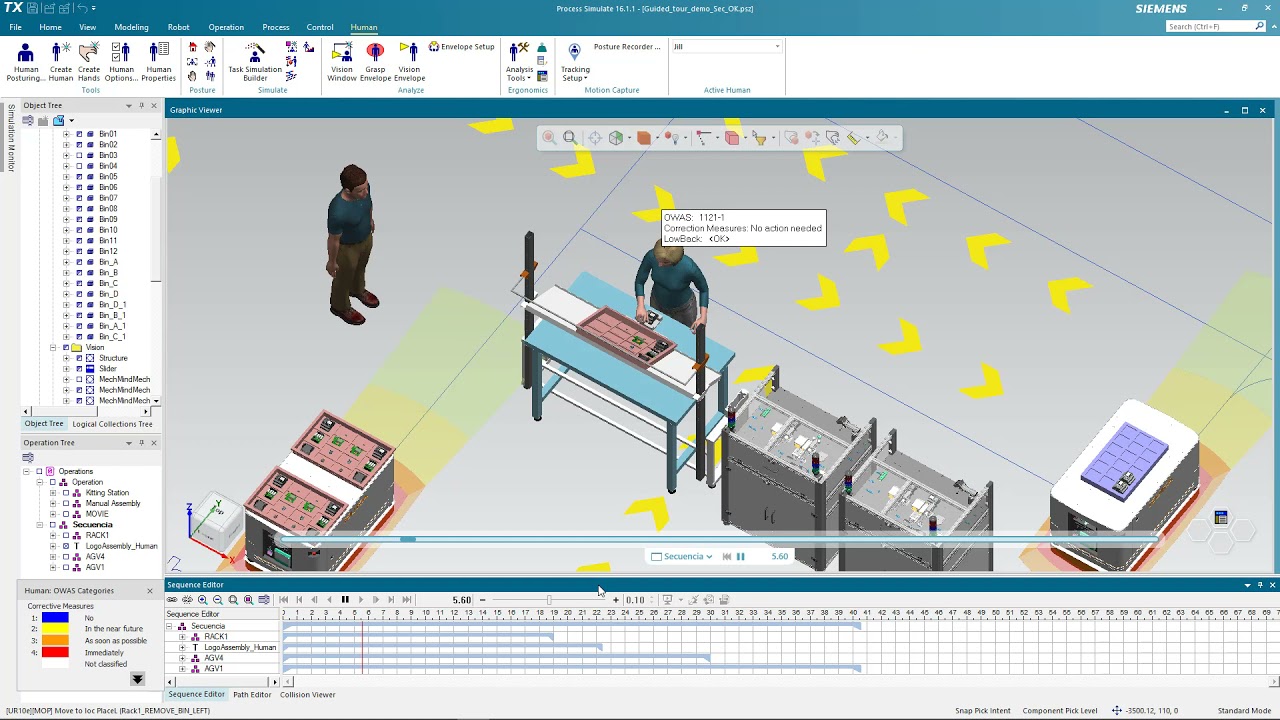 Tecnomatix Process Simulate Human Simulation