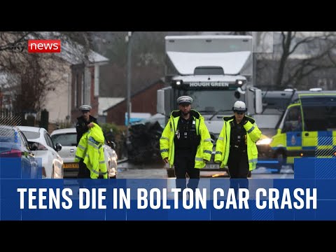 Three teenagers die in Bolton car crash