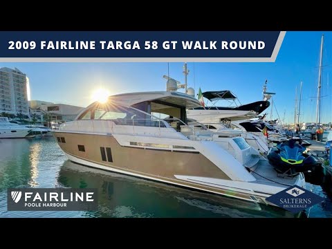 Fairline Targa 58 GT full boat tour