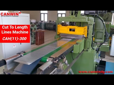 CANWIN | Working Process of Automatic Cut To Length Lines Machine (CAH(11)-300)  Transformer Core