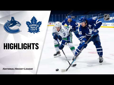 Canucks @ Maple Leafs 4/29/21 | NHL Highlights