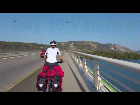 D10 Valence to Montelimar ViaRhôna Bike Touring DJI 4k Osmo Pocket