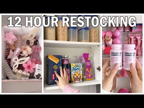12 Hours Of Restocking/Organizing/Cleaning ASMR To Fall Asleep To