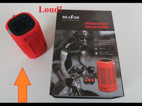 The best blue-tooth speaker *Beason* (Very Loud and Small) with bike mount