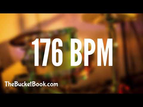 Bucket Drumming Backing Track - 176 BPM