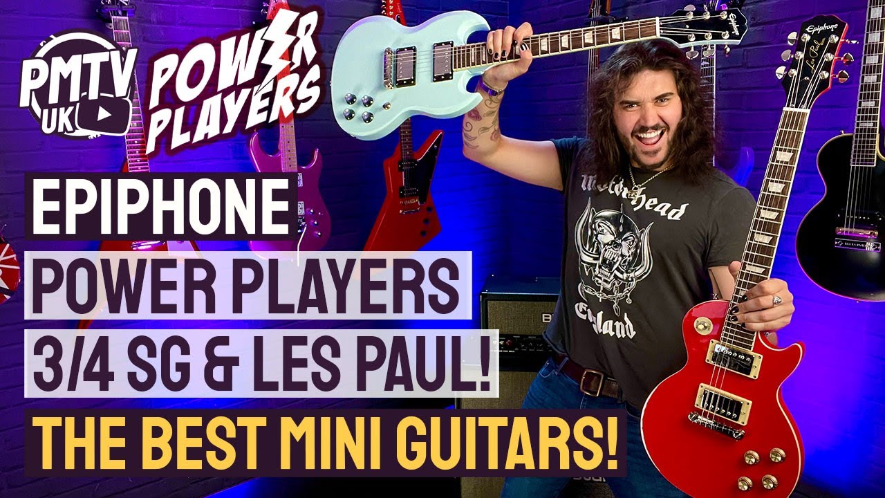Epiphone Power Players Guitars! - 3/4 Size Gibson Les Paul & SG - Perfect For Beginners! - YouTube