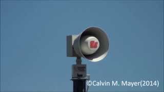 preview picture of video 'Kendallville, IN 2001-SRNB Siren Test 6-14-14'