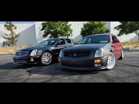 I FINALLY race and drive a Cadillac STS-V! (STS vs STS-V!)