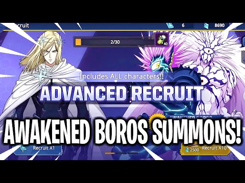 MASSIVE Awakened Boros Summons! - One-Punch Man: Road to Hero 2.0