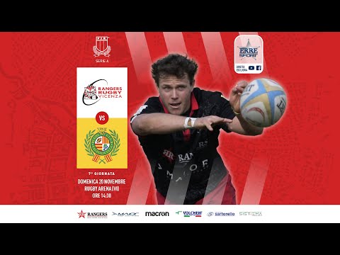 Serie A: Rangers Rugby Vicenza - Valpolicella Rugby - 20/11/2022