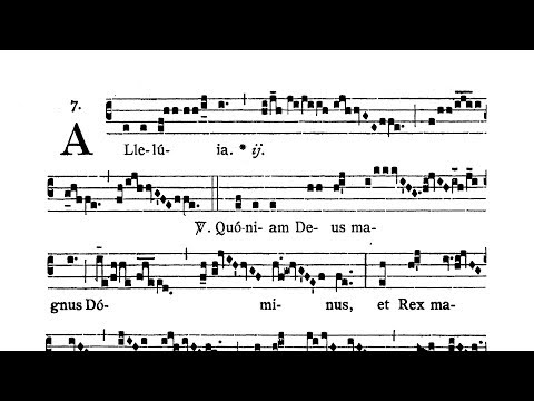Dominica XV post Pentecosten (XV Sunday after Pentecost) - Alleluia (Quoniam Deus)
