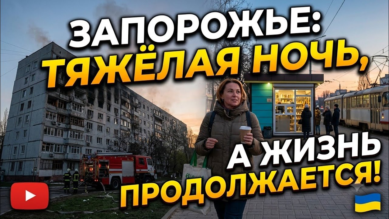Запорожье ВЗРЫВЫ НОЧЬЮ!!! АТАКИ НА ГОРОД ОБСТАНОВКА СЕЙЧАС 23.06.2026