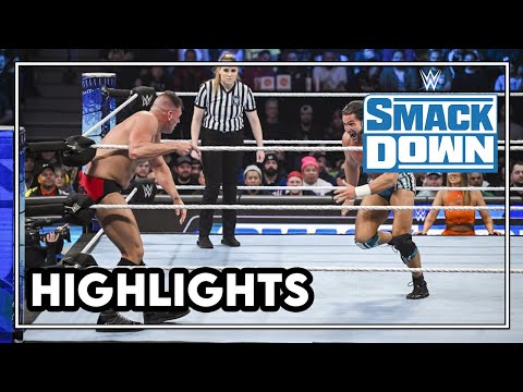 Gunther vs Madcap Moss (Intercontinental Championship) - SMACKDOWN 02/17/23 Highlights