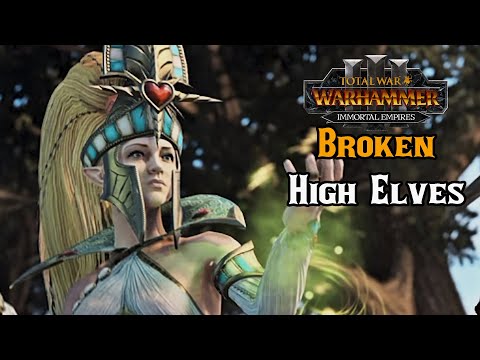 Dominating High Elves: Instant and Free Construction - Total War: Warhammer 3 Immortal Empires