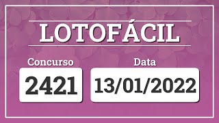 Capa de LOTOFÁCIL 2421