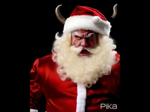 🎅🔥 Greed Unleashed: Φιλαργυρία, the Greed Demon, Haunts Christmas in 1980's Horror Style! 😱🎄