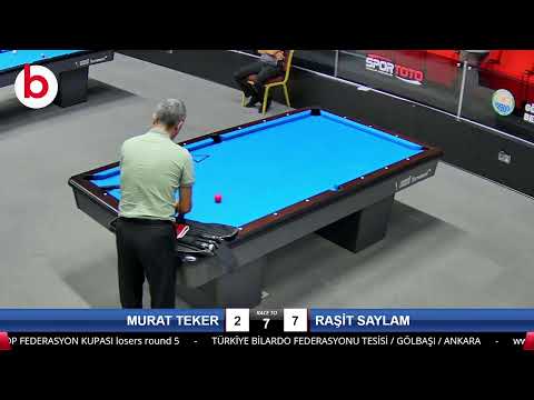 MURAT TEKER & RAŞİT SAYLAM Bilardo Maçı - 