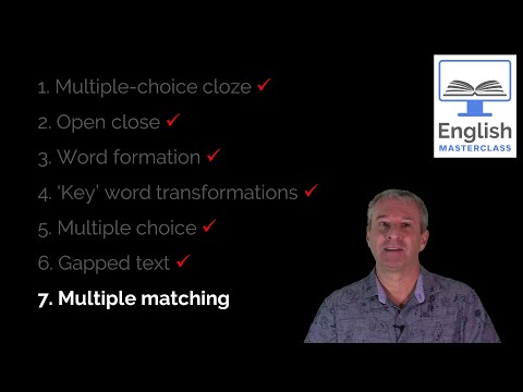 Cambridge B2 First (FCE) Exam Reading and Use of English Part 7