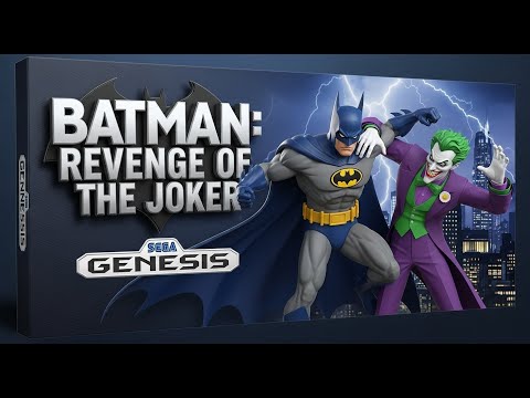 Batman: Revenge of The Joker - Sega Genesis / Sega Mega Drive (Gameplay)