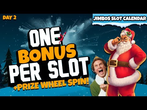 Thumbnail for video: Jimbo's Slots Christmas Countdown: Bonuses Galore! Day 2/24