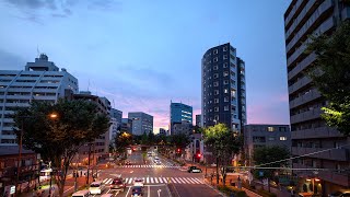 A night walk from Nakano-Sakaue to Higashi-Nakano in July 2025