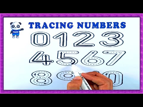 Kids learning videos - how to write numbers - tracing numbers 1 to 10 - tracing numbers for kids