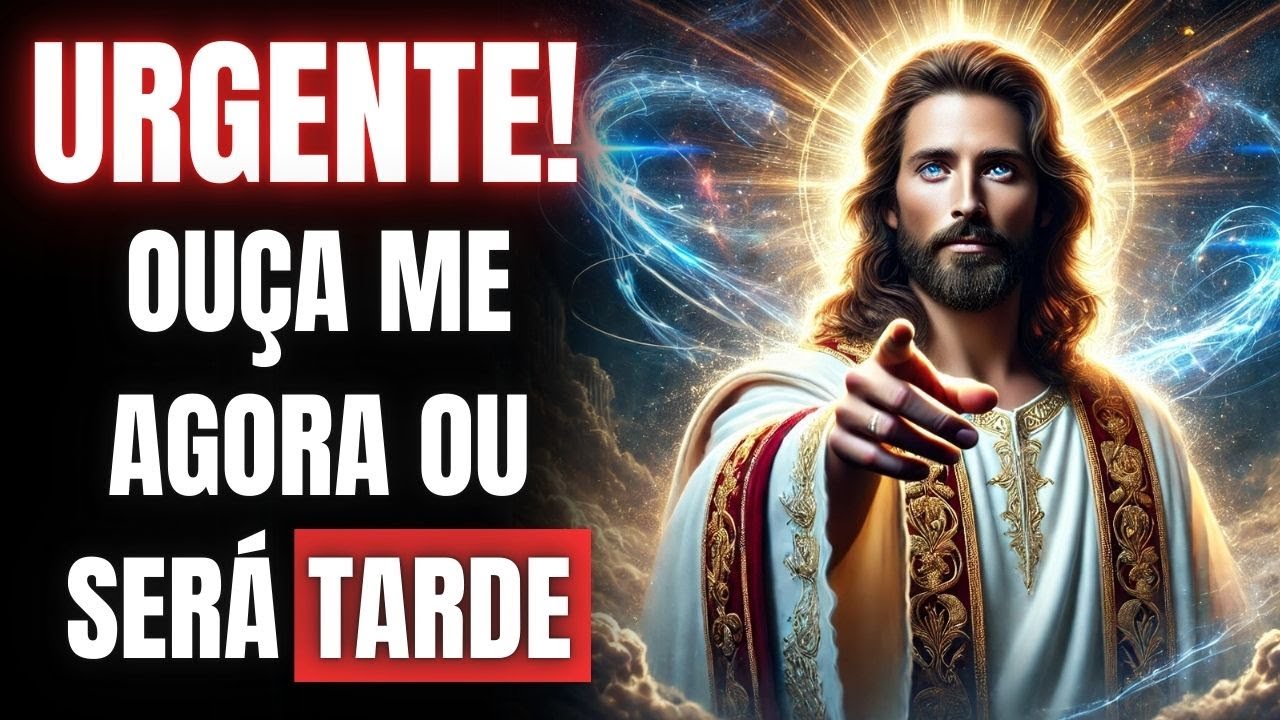 FILHO, PRECISO QUE ME OUÇA AGORA, AMANHÃ SERÁ TARDE!