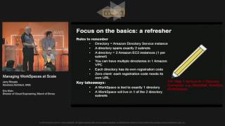 Managing WorkSpaces at Scale | AWS Public Sector Summit 2016